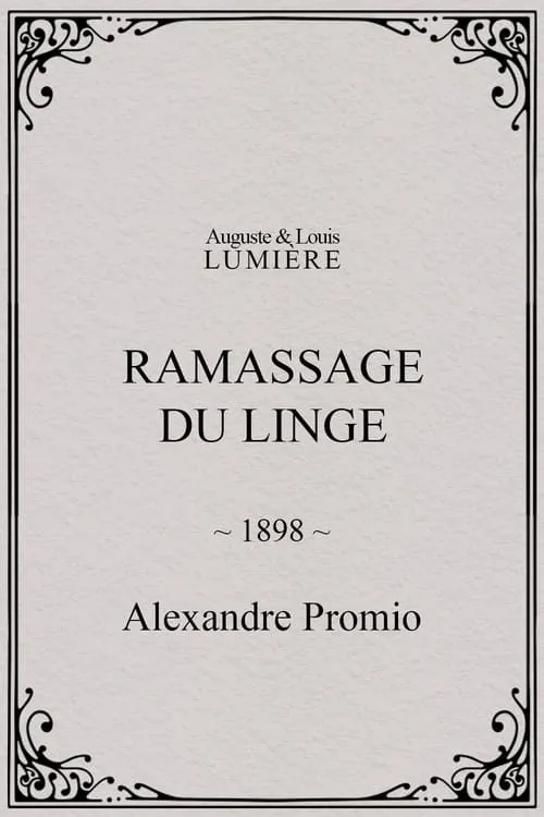 Ramassage du linge