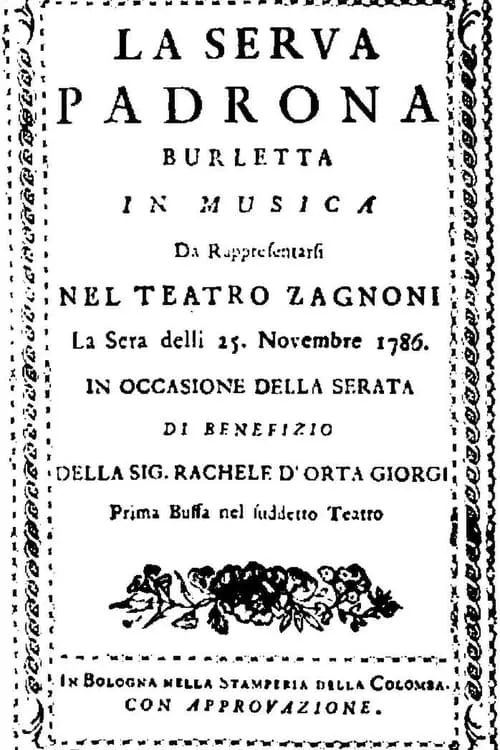 Pergolesi: La Serva Padrona (movie)