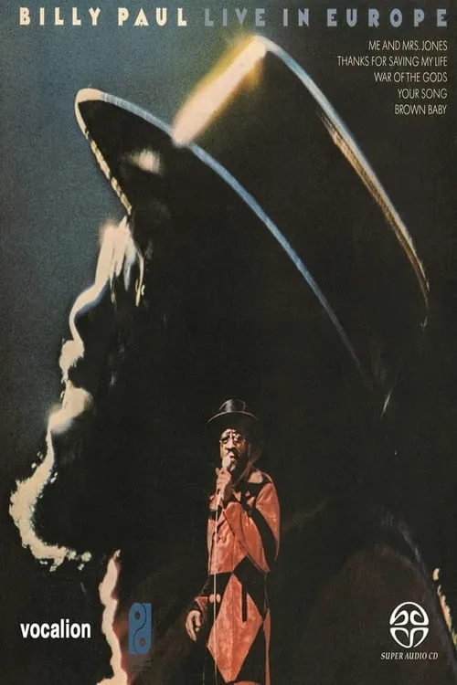 Billy Paul Live In Europe (movie)