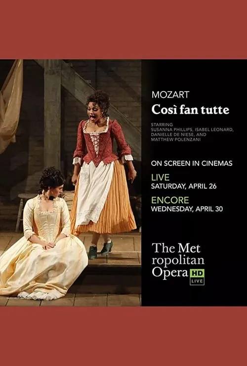 The Metropolitan Opera: Così Fan Tutte