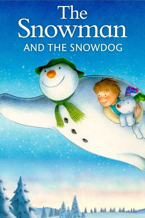 Снеговик и снежный пёс