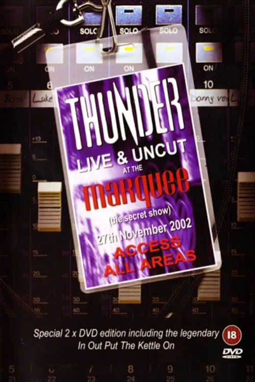 Thunder - Live And Uncut At The Marquee (movie)