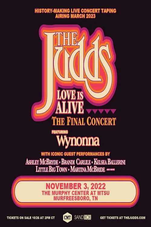 The Judds: Love Is Alive - The Final Concert (movie)