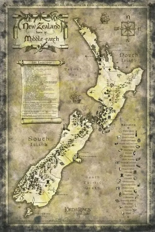 New Zealand as Middle Earth (movie)