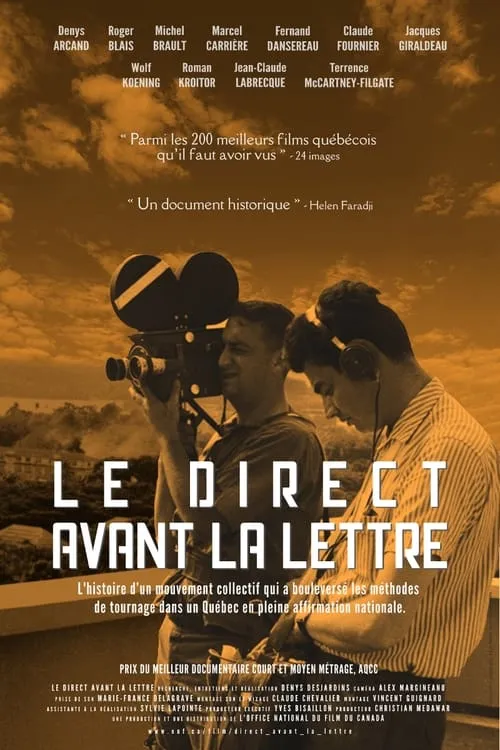 Le direct avant la lettre (фильм)