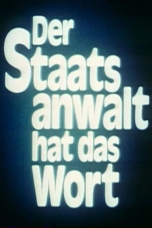 Der Staatsanwalt hat das Wort (series)