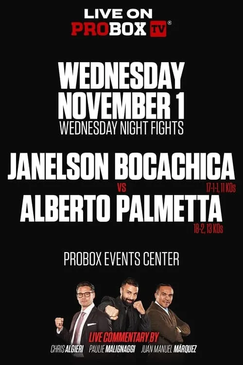 Janelson Bocachica vs. Alberto Palmetta