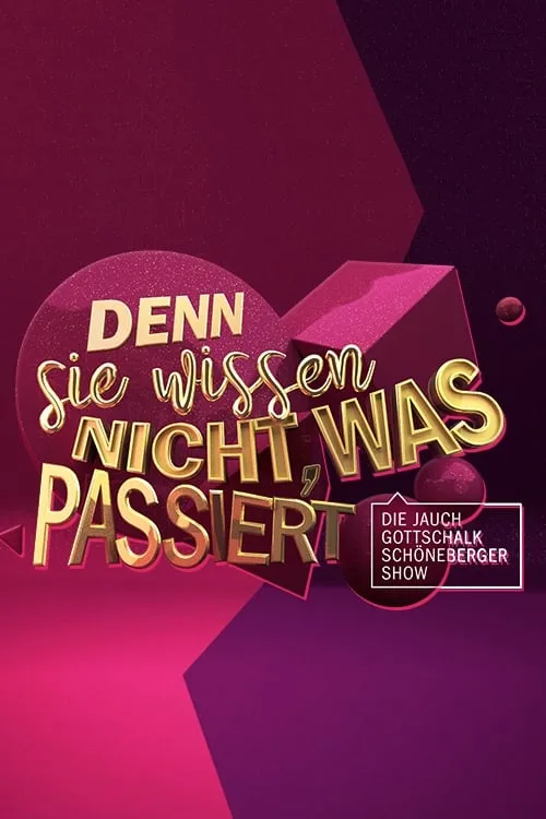 Denn sie wissen nicht, was passiert (сериал)