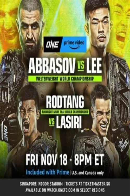 ONE on Prime Video 4: Abbasov vs. Lee (movie)