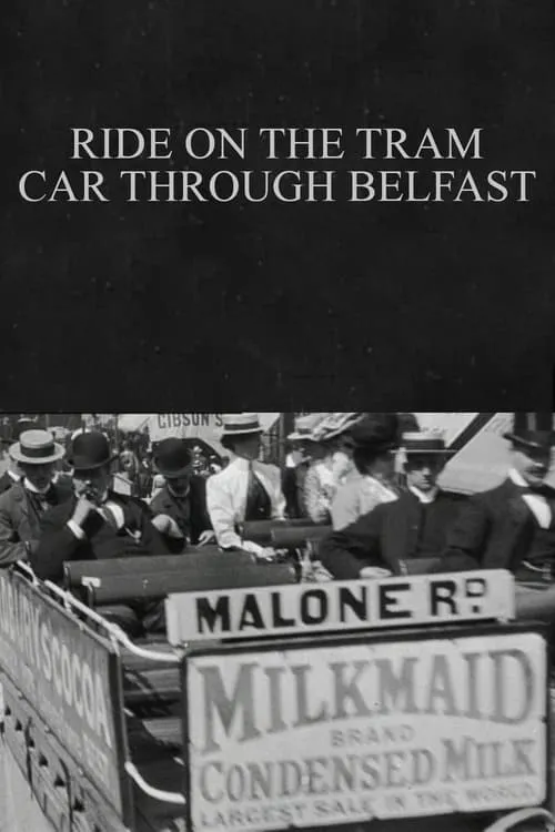 Ride on the Tram Car through Belfast (movie)