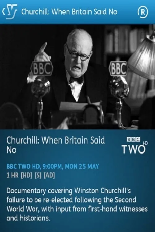 Churchill: When Britain Said No (movie)