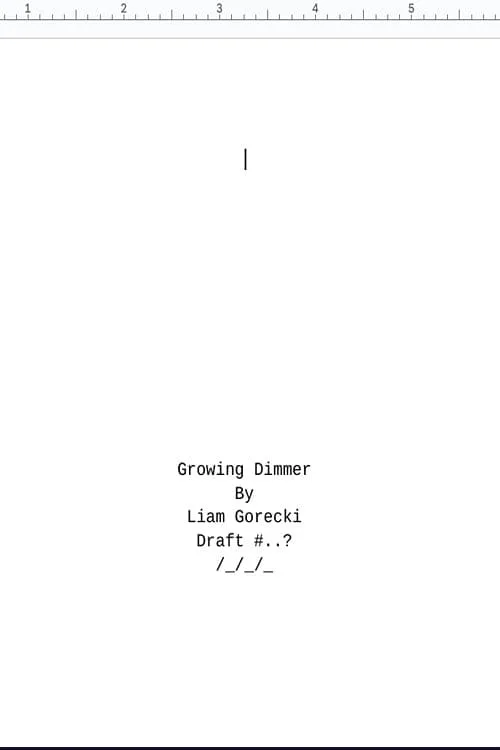 Growing Dimmer (movie)