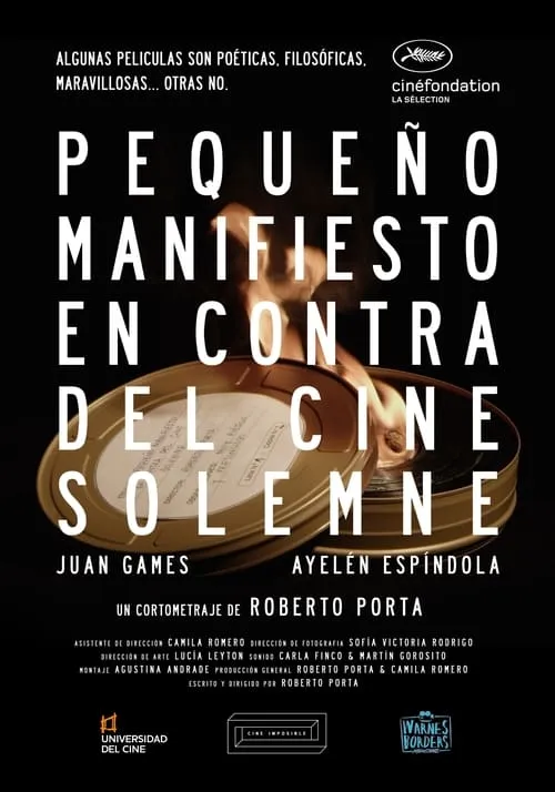 Pequeño manifiesto en contra del cine solemne (фильм)