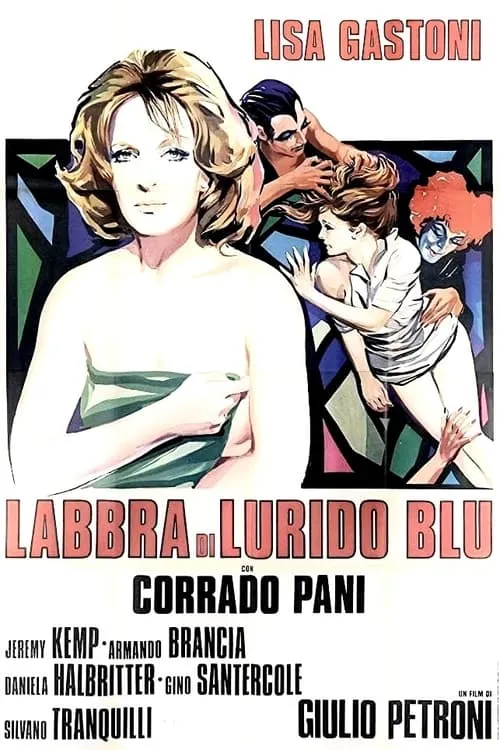 Labbra di lurido blu