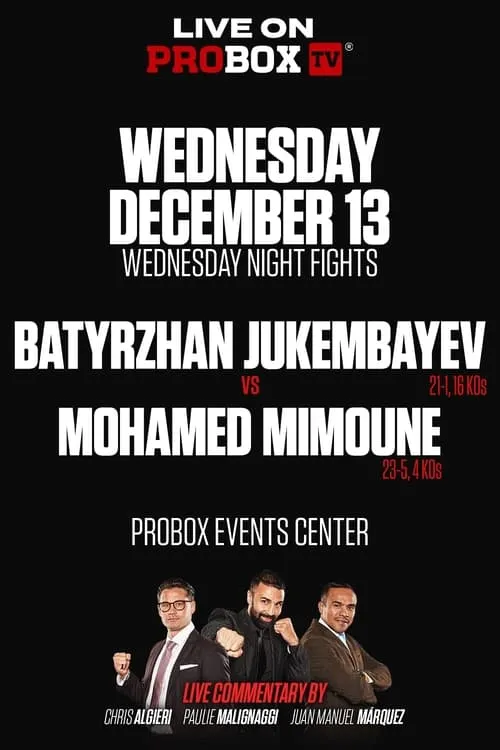 Batyrzhan Jukembayev vs. Mohamed Mimoune (movie)