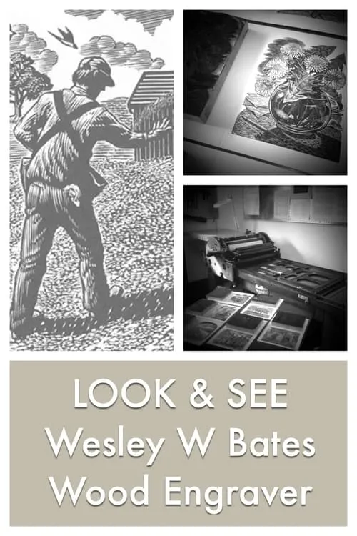 LOOK & SEE:  Wesley W. Bates - Wood Engraver (movie)