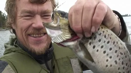 Canooing on the Enare Lake