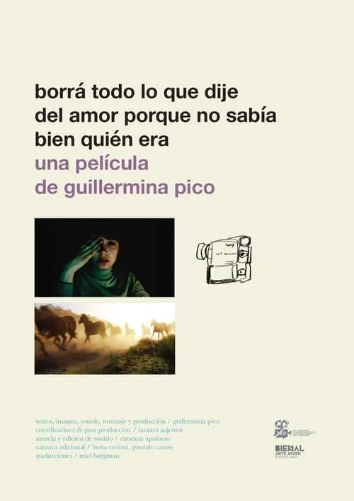 Borrá todo lo que dije del amor porque no sabía bien quién era (movie)