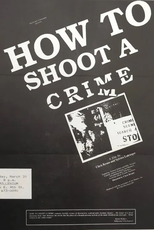 How to Shoot a Crime (movie)