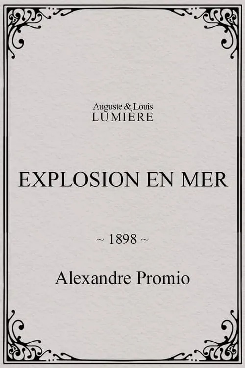 Explosion en mer (movie)