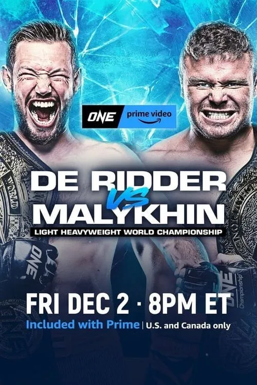 ONE on Prime Video 5: De Ridder vs. Malykhin (фильм)