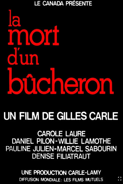 La mort d'un bûcheron