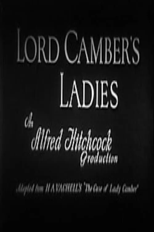 Lord Camber's Ladies (movie)