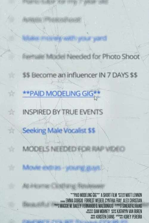 **PAID MODELING GIG** (movie)