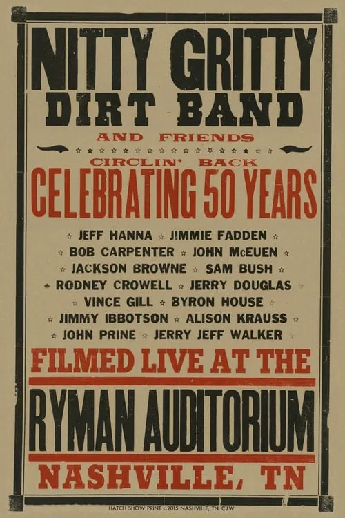 Nitty Gritty Dirt Band and Friends - Circlin' Back: Celebrating 50 Years (movie)