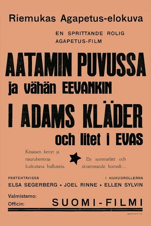 Aatamin puvussa ja vähän Eevankin (movie)