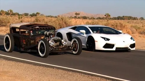 Rat Rod vs Lamborghini Aventador!