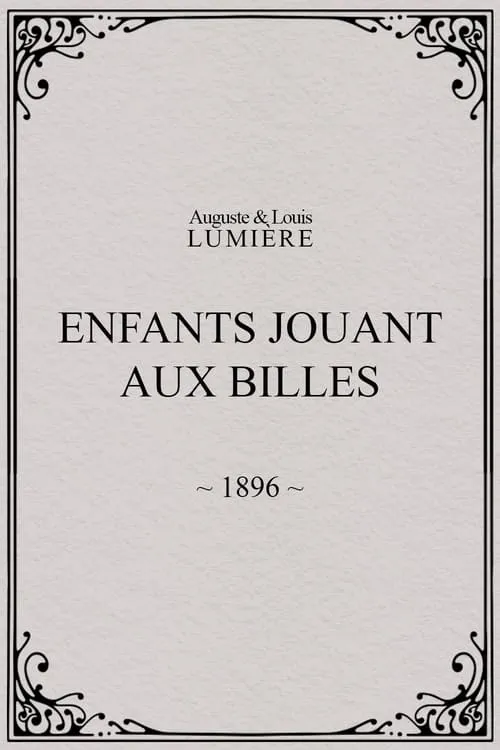 Enfants jouant aux billes (movie)